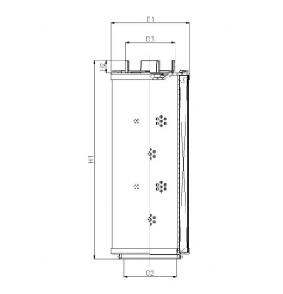Filtrec - RHR950G05B/5/ESD - Hydraulikfilterelement (Rücklauffilter)