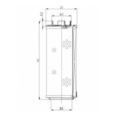 Filtrec - RHR950G20B/5 - Hydraulikfilterelement (Rücklauffilter)