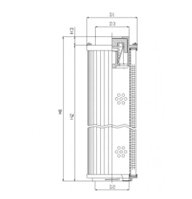 Filtrec - RHR950S25V - Hydraulikfilterelement (Rücklauffilter)