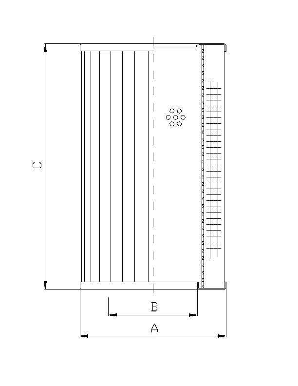 Filtrec - RLR175D10B/5 - Hydraulikfilterelement (Rücklauffilter)
