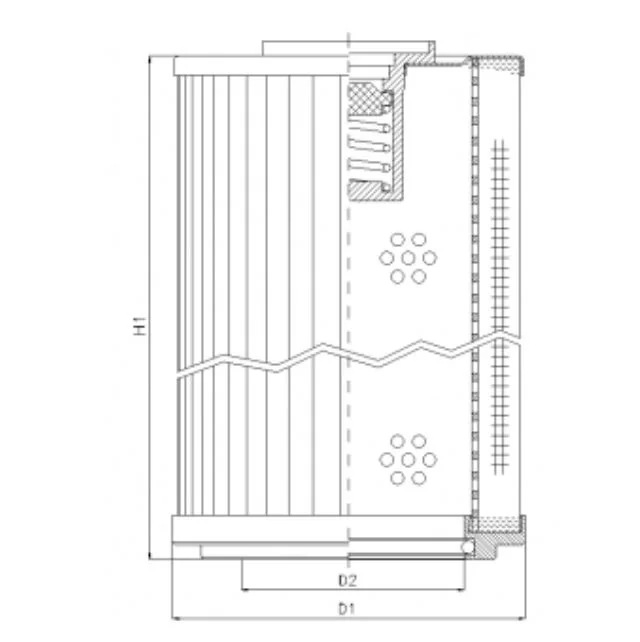 Filtrec - RLR2001B130B - Hydraulikfilterelement (Rücklauffilter)