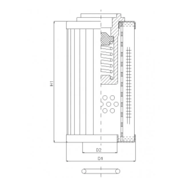 Filtrec - RLR330B40B - Hydraulikfilterelement (Rücklauffilter)