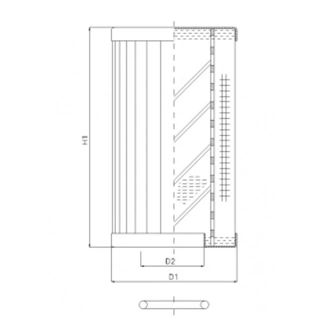 Filtrec - RLR950B60B/5 - Hydraulikfilterelement (Rücklauffilter)