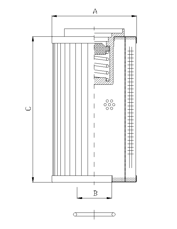 Filtrec - RLR950E03B - Hydraulikfilterelement (Rücklauffilter)