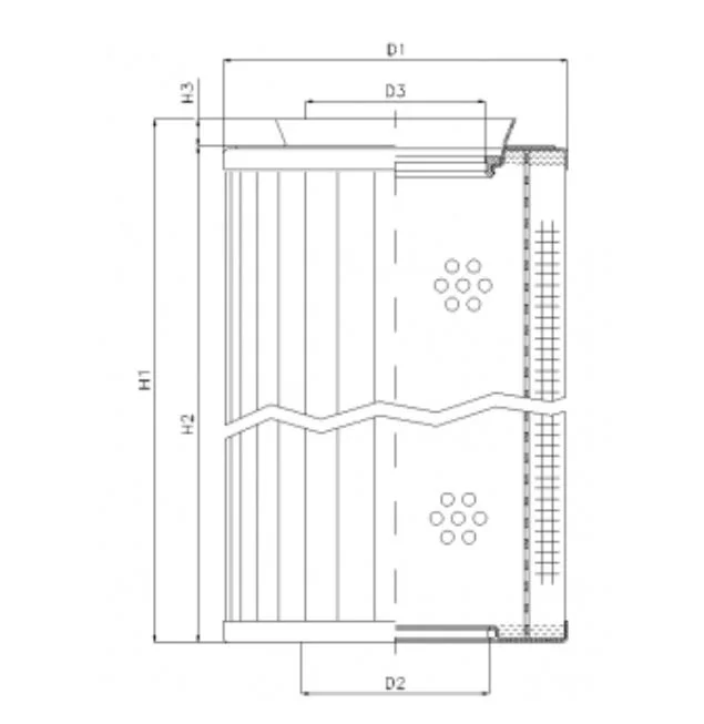 Filtrec - RMR436B60B - Hydraulikfilterelement (Rücklauffilter)