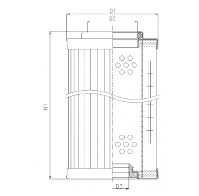 Filtrec - RMR444B60B - Hydraulikfilterelement (Rücklauffilter)