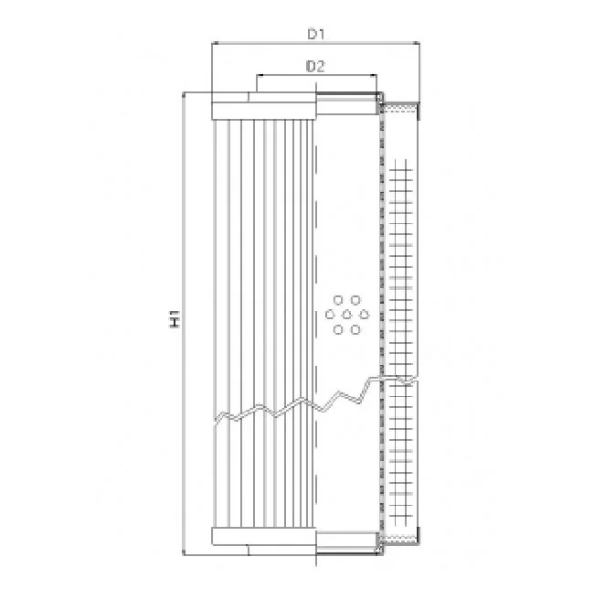Filtrec - RVR10200B200B - Hydraulikfilterelement (Rücklauffilter)