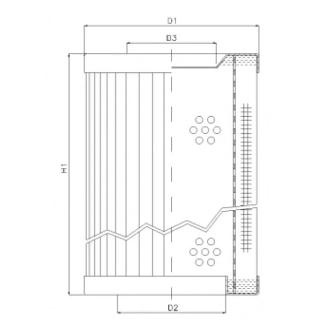 Filtrec - RVR1225450E05B - Hydraulikfilterelement (Rücklauffilter)