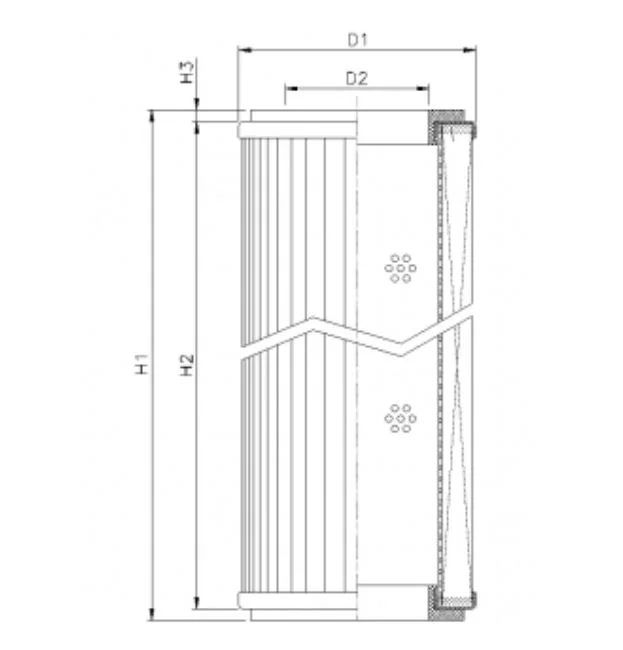 Filtrec - RVR1360E03B - Hydraulikfilterelement (Rücklauffilter)