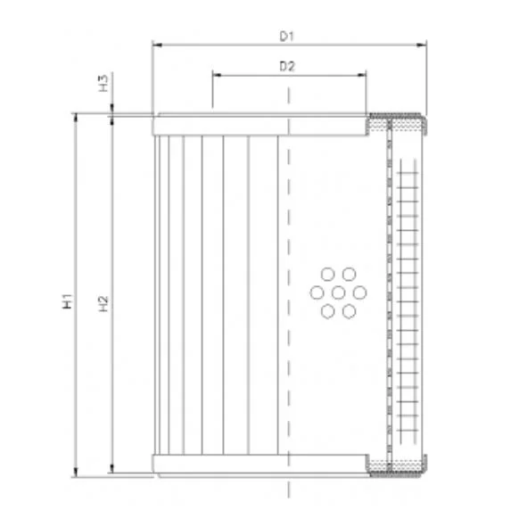 Filtrec - RVR1900K05B - Hydraulikfilterelement (Rücklauffilter)