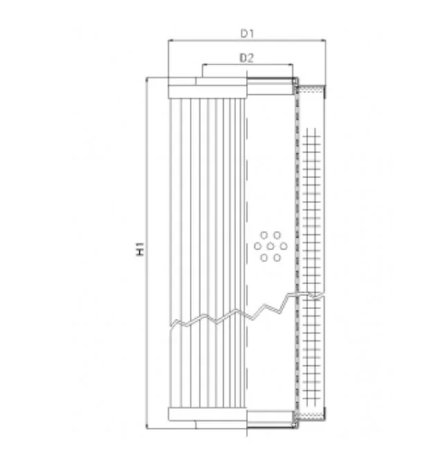 Filtrec - RVR1901E03B - Hydraulikfilterelement (Rücklauffilter)