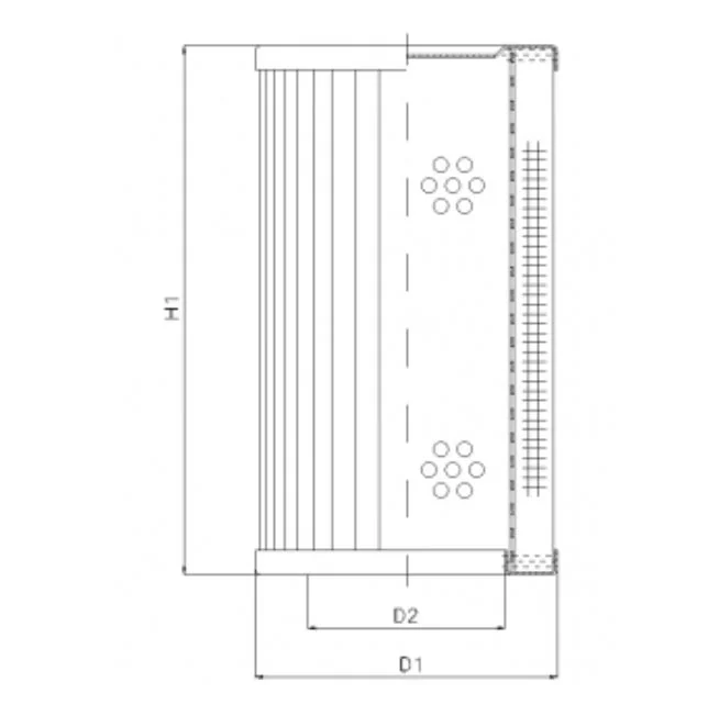Filtrec - RVR750E10B - Hydraulikfilterelement (Rücklauffilter)