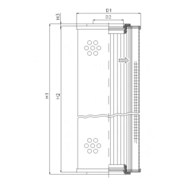 Filtrec - S4111C03 - Hydraulikfilterelement (Saugfilter)