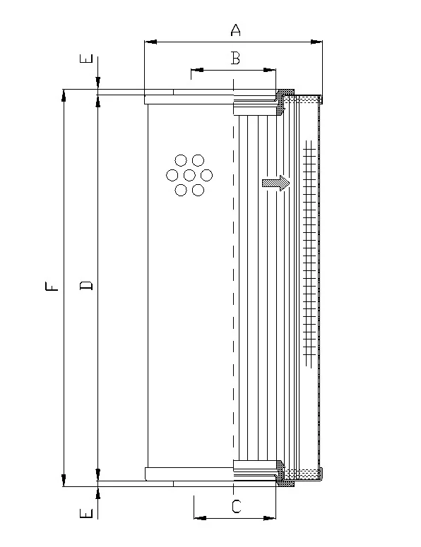 Filtrec - S4111GW10 - Hydraulikfilterelement (Saugfilter)