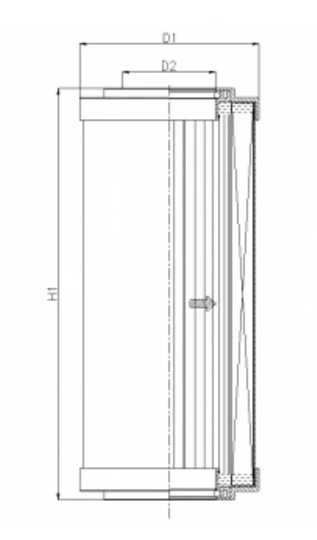 Filtrec - S741T25 - Hydraulikfilterelement (Saugfilter)