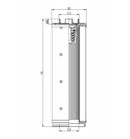 Filtrec - U564G01B3 - Hydraulikfilterelement