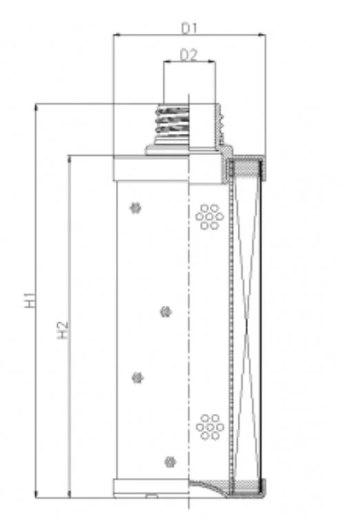 Filtrec - WG1074 - Hydraulikfilterelement