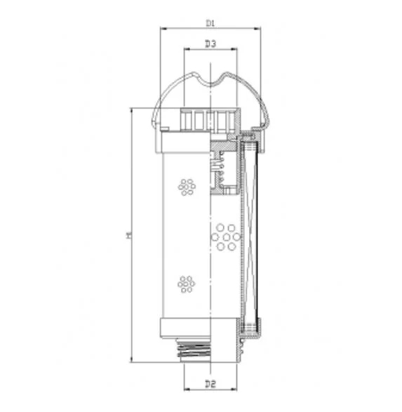 Filtrec - WG1176 - Hydraulikfilterelement