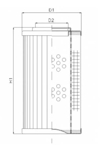 Filtrec - WG163 - Hydraulikfilterelement
