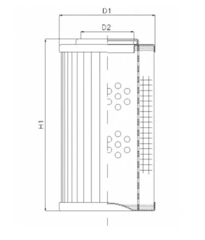 Filtrec - WG181 - Hydraulikfilterelement (Druckfilter)