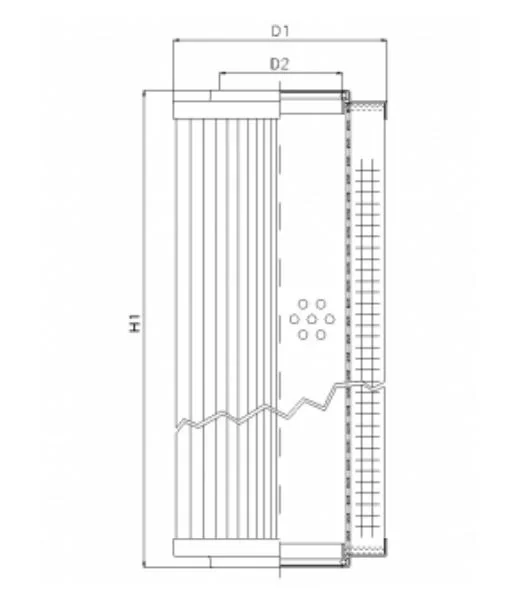 Filtrec - WG738 - Hydraulikfilterelement