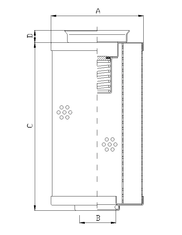 Filtrec - WG818 - Hydraulikfilterelement