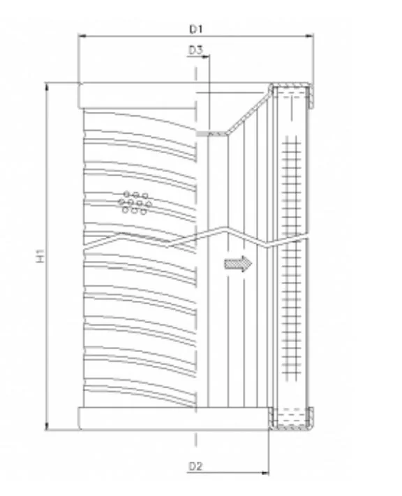 Filtrec - WG897 - Hydraulikfilterelement