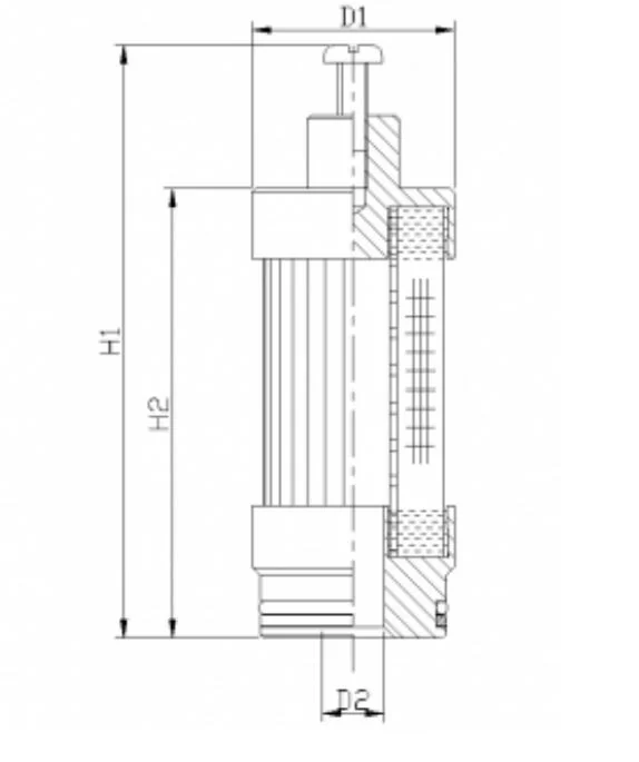 Filtrec - WG908 - Hydraulikfilterelement (Druckfilter)