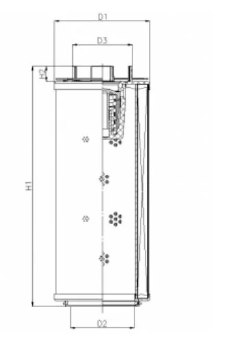 Filtrec - WG957 - Hydraulikfilterelement