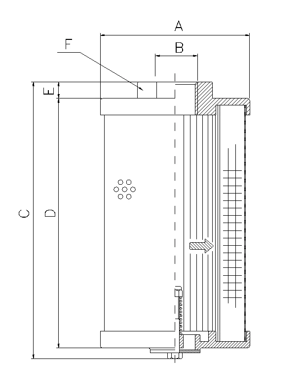 Filtrec - WP297 - Hydraulikfilterelement