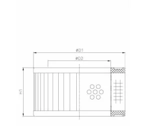 Filtrec - WP797 - Luftfilterelement