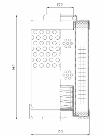 Filtrec - WP822 - Hydraulikfilterelement