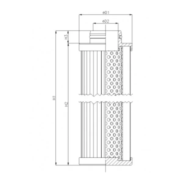Filtrec - WT987 - Hydraulikfilterelement (Druckfilter)