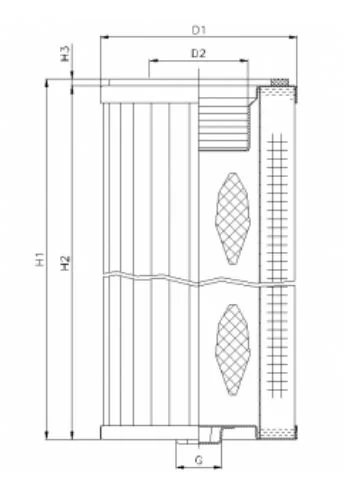Filtrec - WX144 - Luftfilterelement