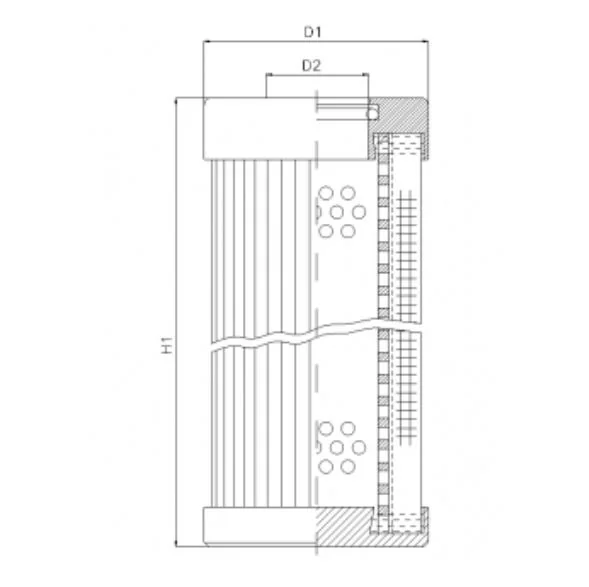 Filtrec - XD1000G25B - Hydraulikfilterelement (Druckfilter)