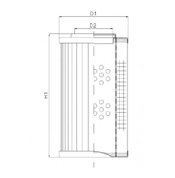 Filtrec - XD160T200A - Hydraulikfilterelement (Druckfilter)