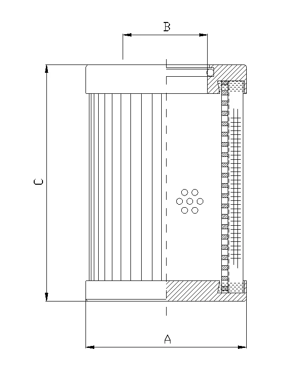 Filtrec - XD250G03B - Hydraulikfilterelement (Druckfilter)