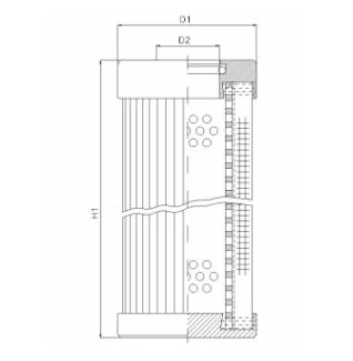 Filtrec - XD250T100B - Hydraulikfilterelement (Druckfilter)