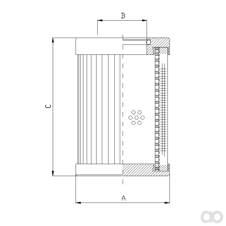 Filtrec - XD400G06BV - Hydraulikfilterelement (Druckfilter)
