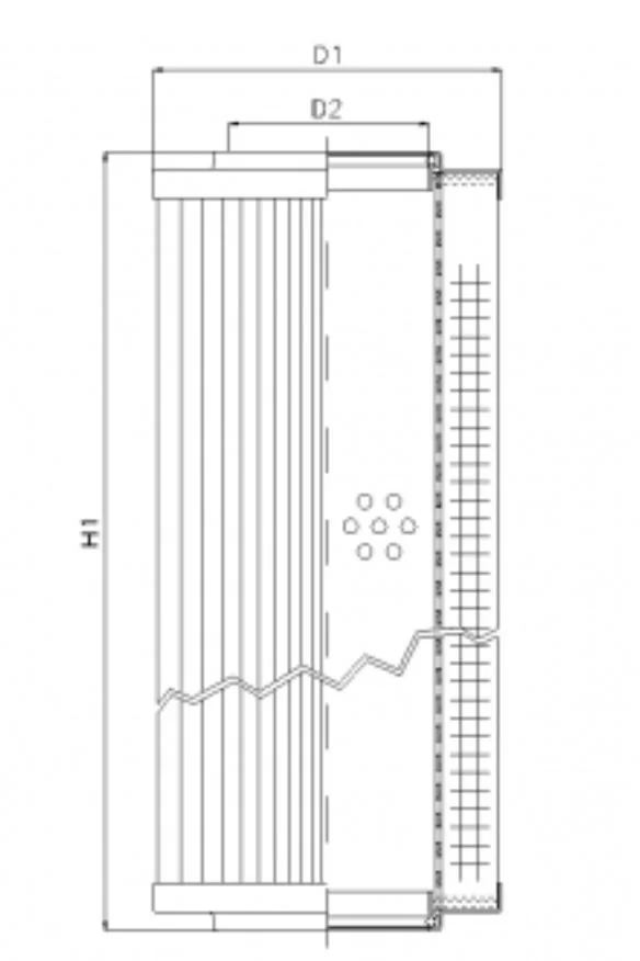 Filtrec - XR063G10V - Hydraulikfilterelement (Rücklauffilter)