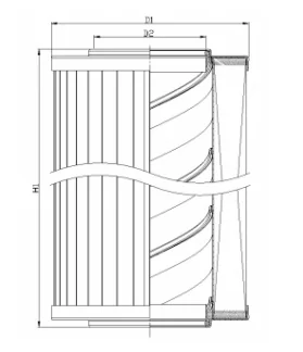 Filtrec - XR250G01B0 - Hydraulikfilterelement (Rücklauffilter)