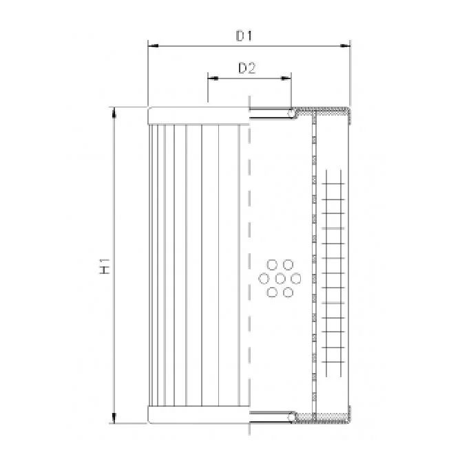 Filtrec - XR250G15 - Hydraulikfilterelement (Rücklauffilter)