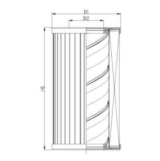Filtrec - XR400C10B0 - Hydraulikfilterelement (Rücklauffilter)