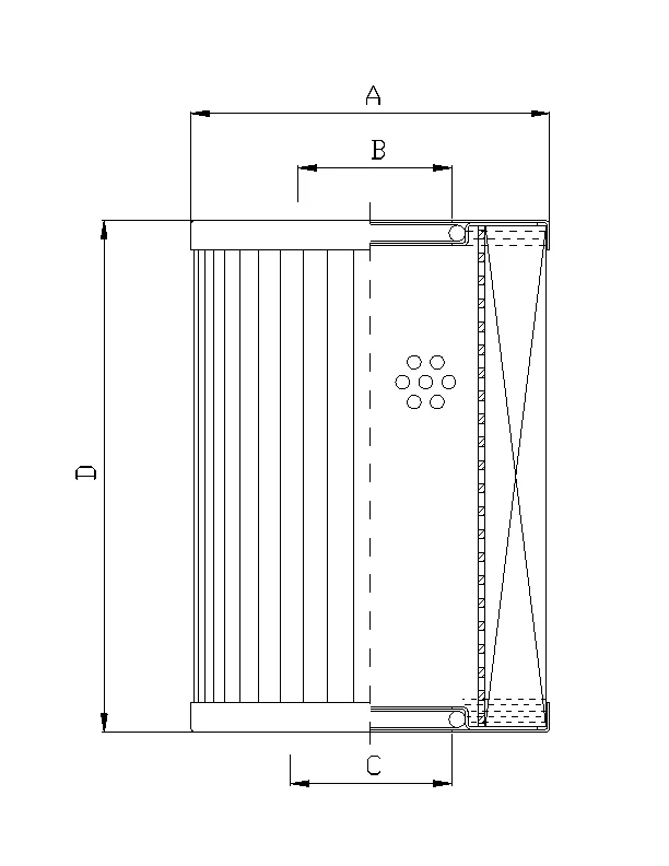 Filtrec - XR400G10B0 - Hydraulikfilterelement (Rücklauffilter)