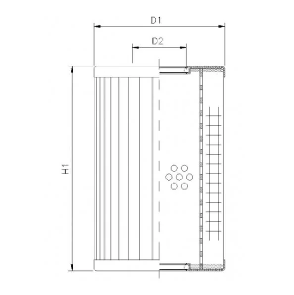 Filtrec - XR400T100V0 - Hydraulikfilterelement (Rücklauffilter)