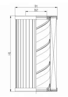 Filtrec - XR630G03B0 - Hydraulikfilterelement (Rücklauffilter)