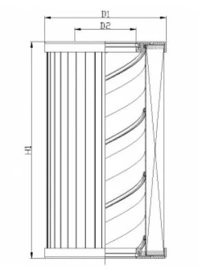 Filtrec - XR630GW06B0 - Hydraulikfilterelement (Rücklauffilter)