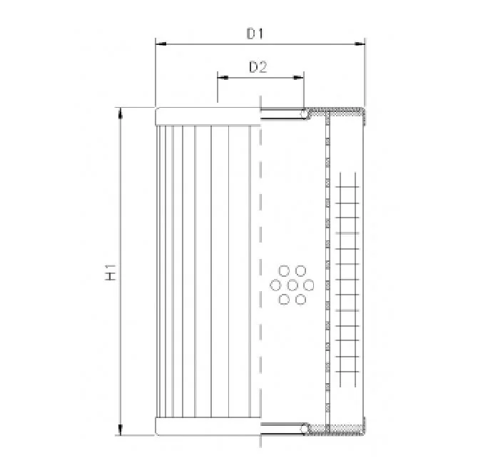 Filtrec - XR630GW10 - Hydraulikfilterelement (Rücklauffilter)