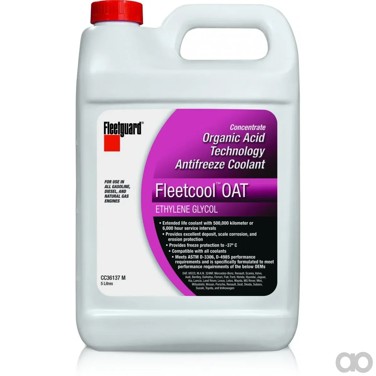 Fleetguard - CC36138M - FleetcoolOAT - EGConcentrate - 20 Ltr