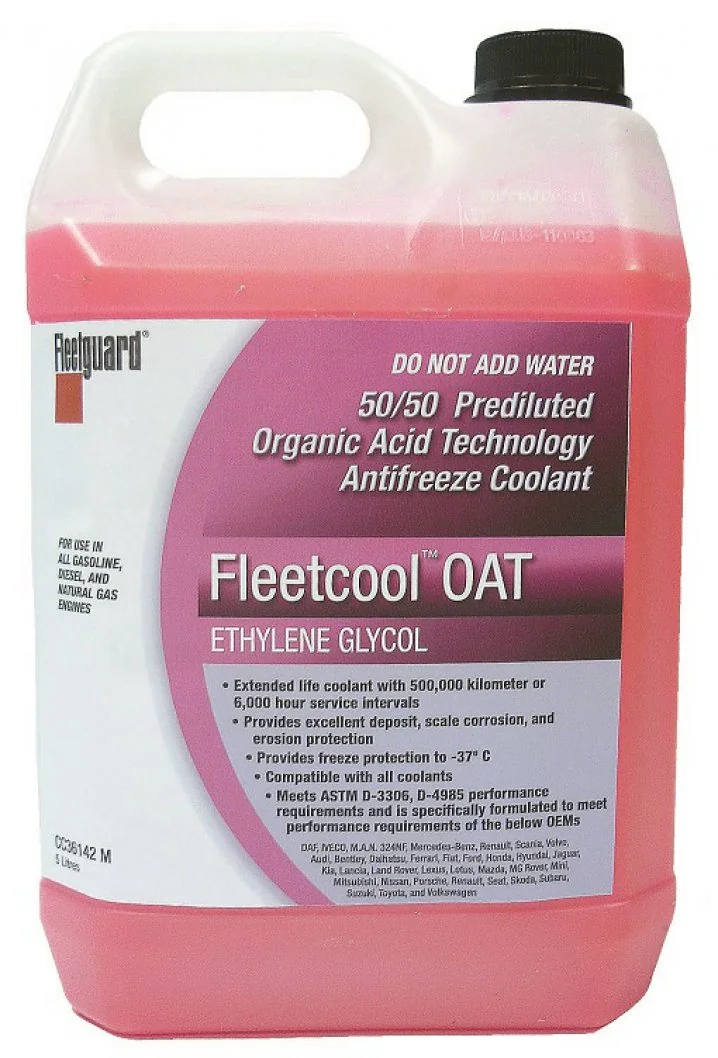 Fleetguard - CC36142M - FleetcoolOAT - EGPremix - 5 Ltr